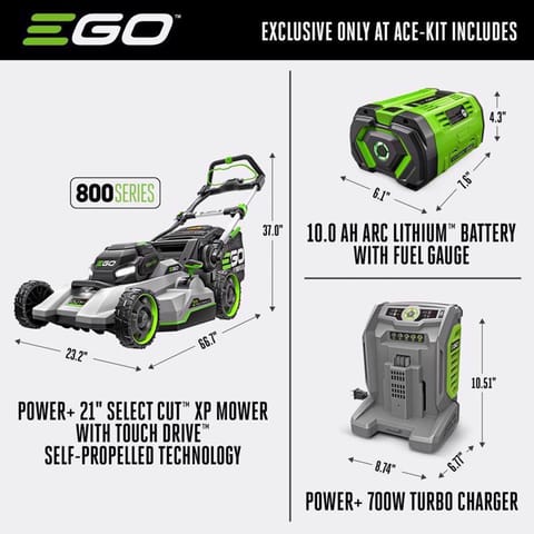 EGO POWER+ LM2156SP Cordless Mower Kit 53.3cm 56V 10.0Ah