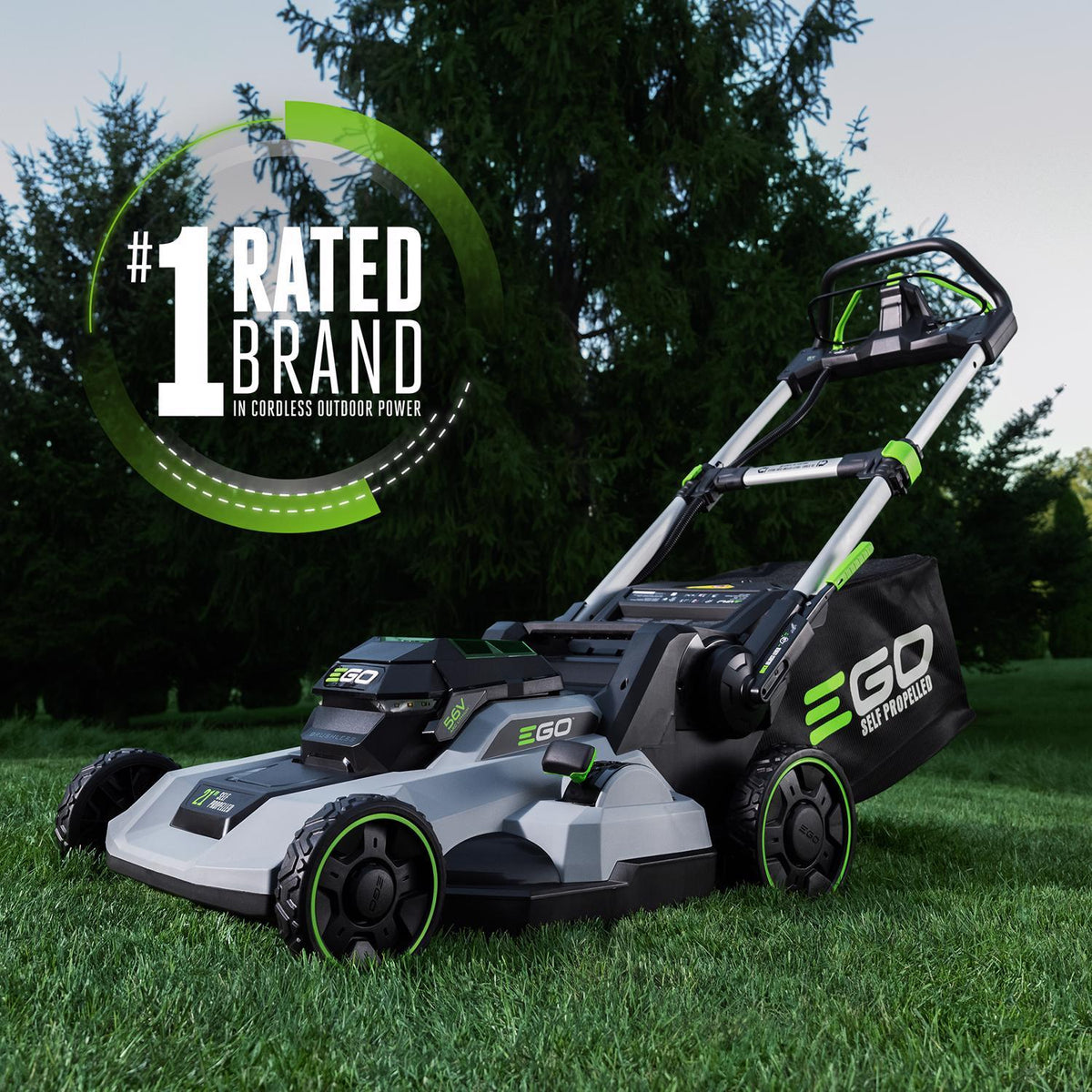 EGO POWER+ LM214SPST1511LB 56V Cordless Mower Combo Kit 53.3cm