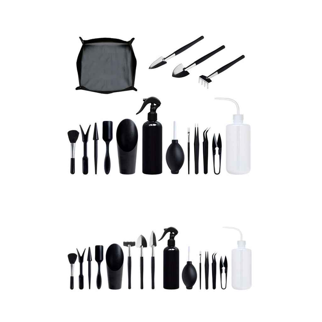 Mini Garden Tools Set for Succulents & Bonsai 16-Piece Kit