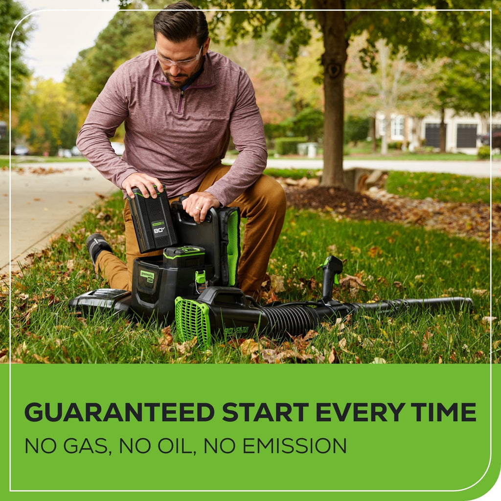 Greenworks BLB492 Cordless Backpack Blower Kit 80V 4.0Ah