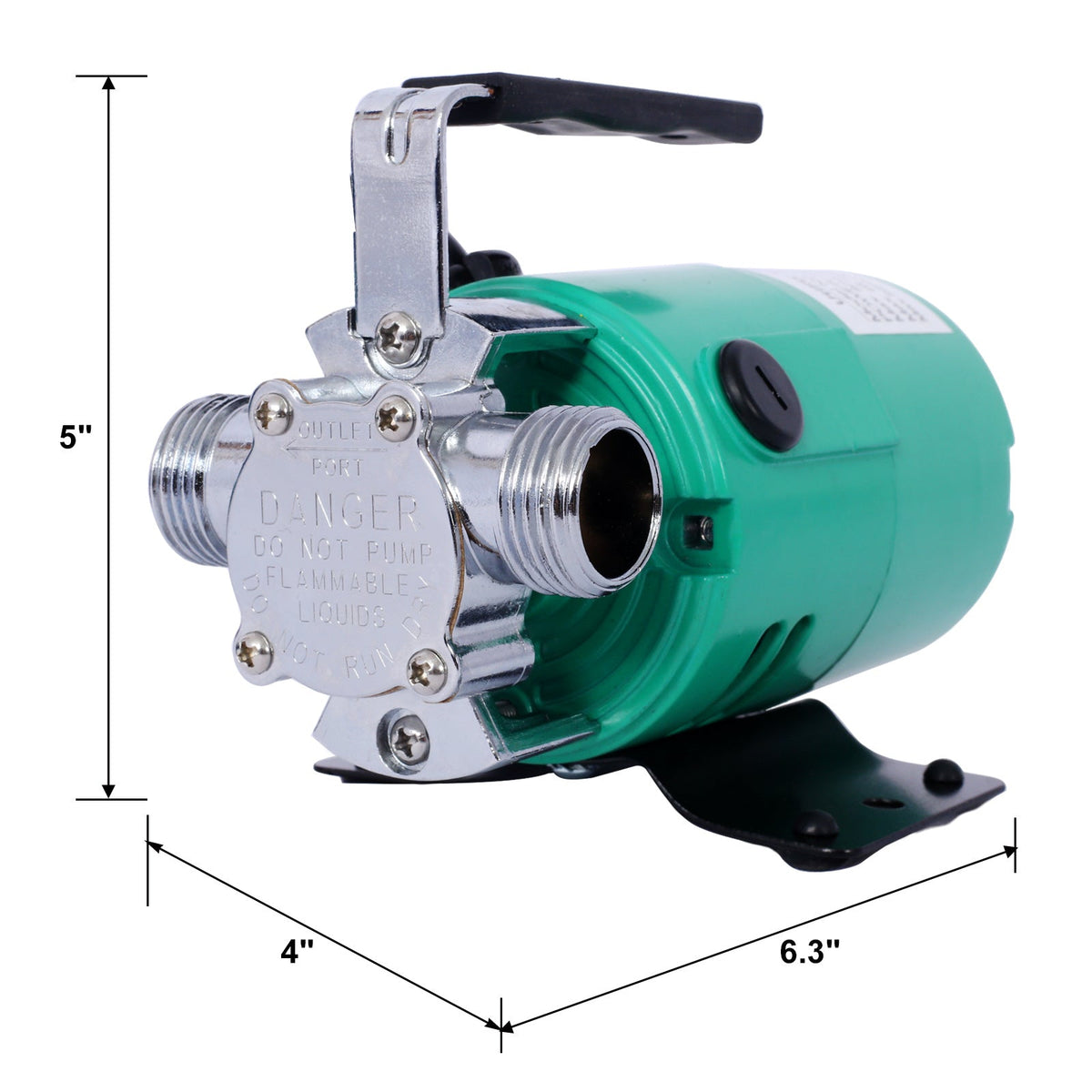330 GPH Utility Pump with 6-Foot Hose Kit for Garden, Pool, Hot Tub, Rain Barrel