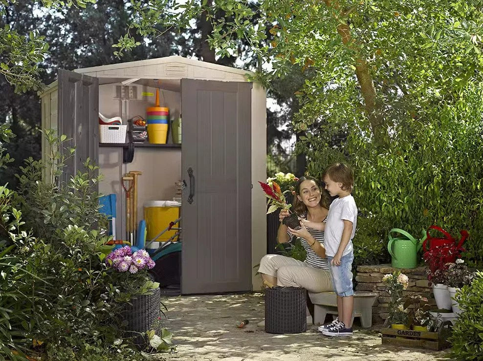 Keter factor 6x6 shed 1.78m x 1.95m