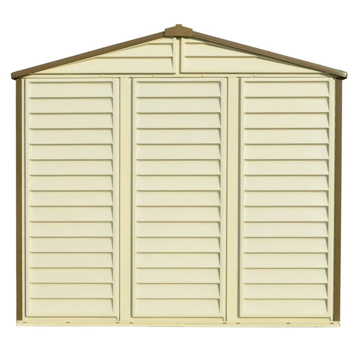 DuraMax 8ft x 6ft Storeall Vinyl Shed with Foundation Kit and window