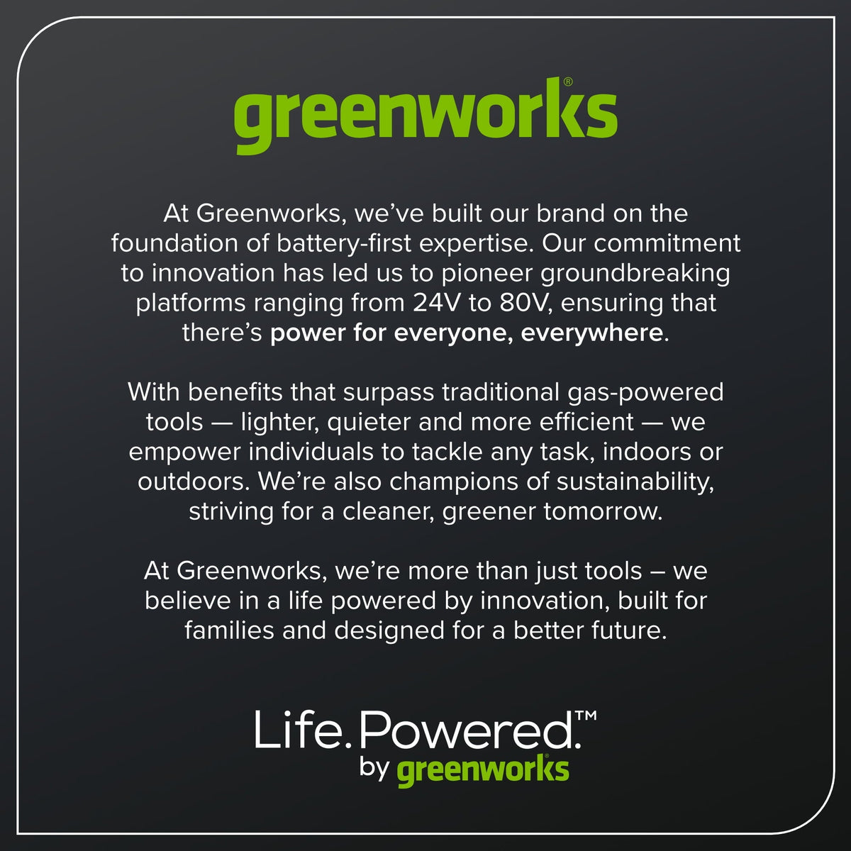 Greenworks 7409302 Crossover-Z Zero Turn Riding Mower 106.7cm