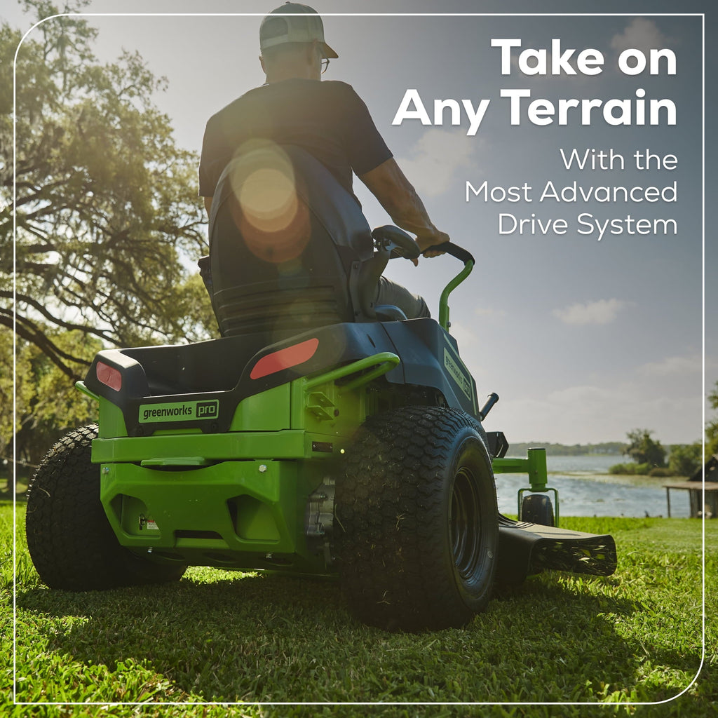 Greenworks 7409302 Crossover-Z Zero Turn Riding Mower 106.7cm