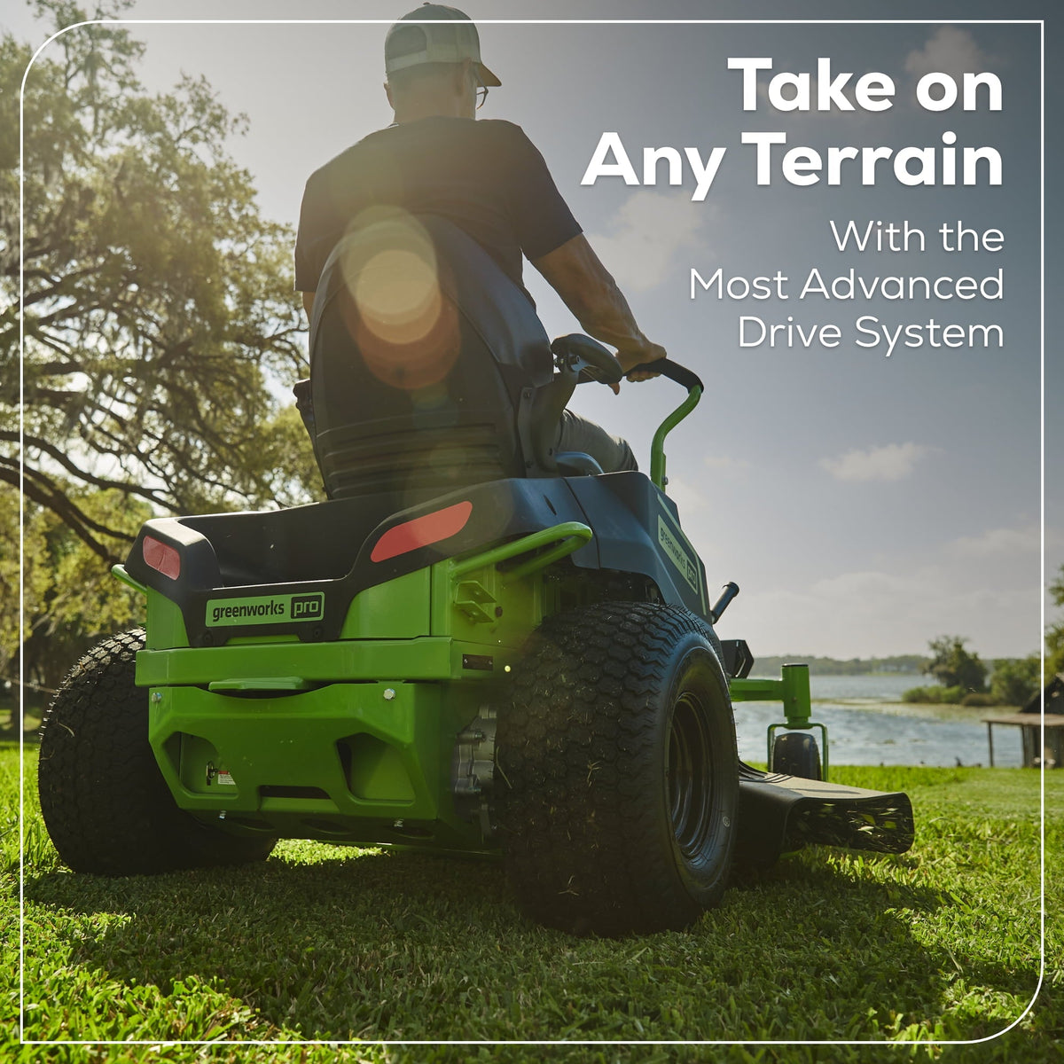 Greenworks 7409302 Crossover-Z Zero Turn Riding Mower 106.7cm
