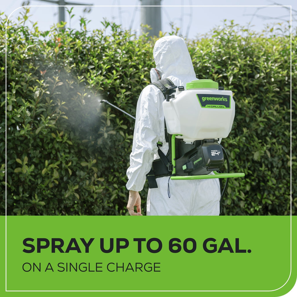 Greenworks BS4A2 Cordless Backpack Sprayer 15.1L 24V