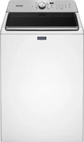 Maytag – 4.7 Cu. Ft. Top Load Washer with Dual-Action PowerWash Agitator – White