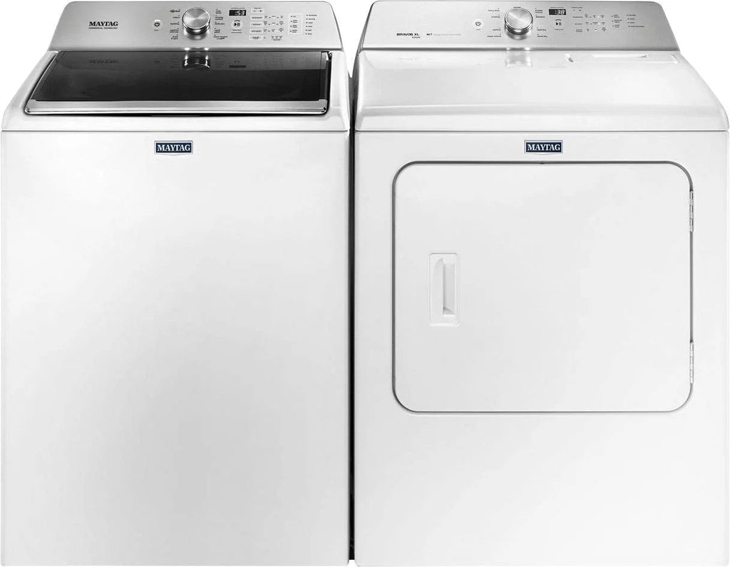 Maytag – 4.7 Cu. Ft. Top Load Washer with Dual-Action PowerWash Agitator – White