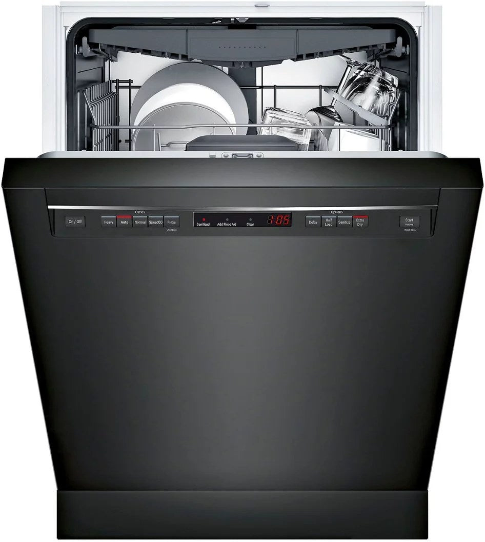 Bosch 300 Series Top Control 24-in Built-in Dishwasher ENERGY STAR SHS843AF5N
