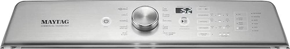 Maytag – 4.7 Cu. Ft. 11-Cycle High-Efficiency Top-Loading Washer – Metallic slate