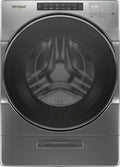 Whirlpool – 4.5 Cu. Ft. High Efficiency Stackable Front Load Washer with Steam and Load & Go XL Dispenser – Chrome shadow