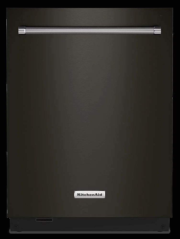 KitchenAid – Top Control Built-In Dishwasher with Stainless Steel Tub, FreeFlex Third Rack, 44dBA – Black stainless steel