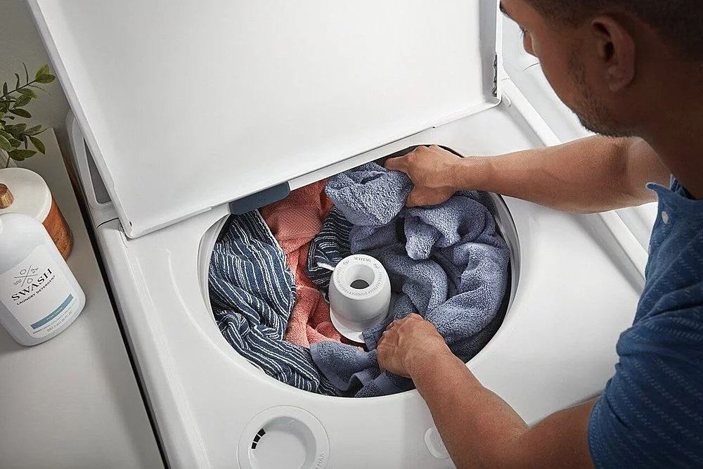 Maytag – 5.2 Cu. Ft. High Efficiency Top Load Washer with Extra Power Button – White