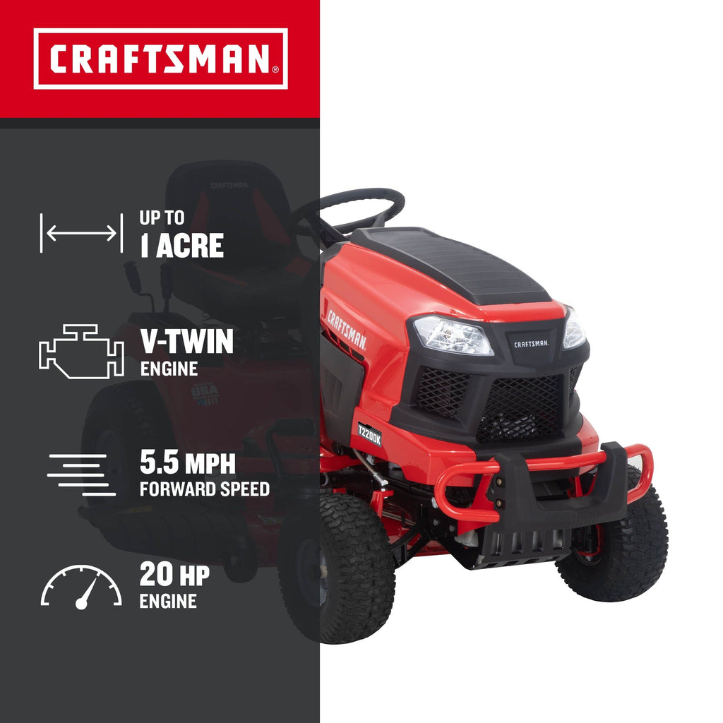 CRAFTSMAN CM13APA9ZSA93 Turn Tight Gas Lawn Tractor