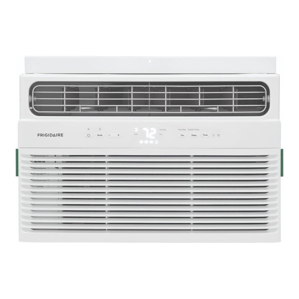 8,000 BTU Smart Window Air Conditioner with Wi-Fi, Cools Up to 350 Sq. Ft., Remote Control, Quiet Operation