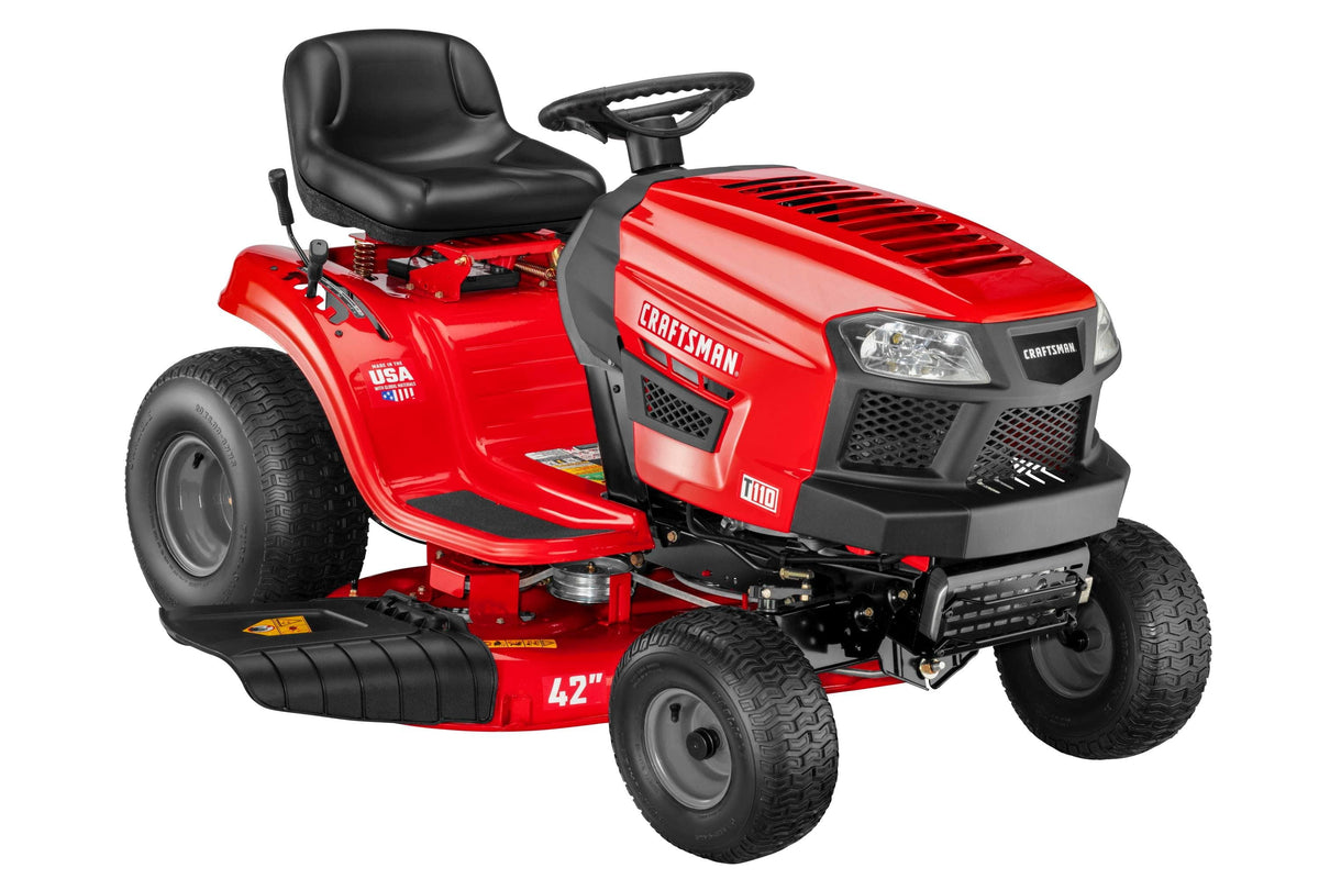 Craftsman T110 Riding Lawn Mower 106.7cm