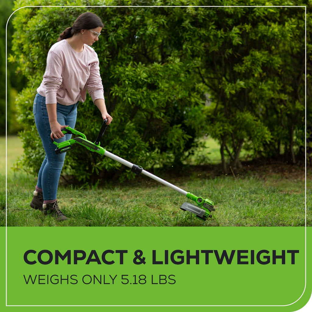 Greenworks ST24B217 Cordless Trimmer Kit 30.5cm 24V
