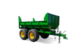 Bear Paw 7’x12′ Farm Dump Trailer – 36,000# GVWR