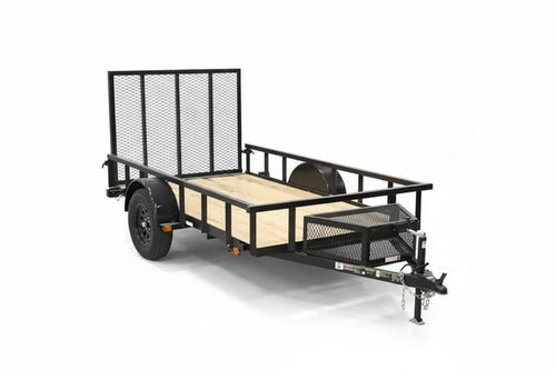 5.5 X 10 Carry-On Utility Pipe Top w/ Mesh Tongue Box Trailer