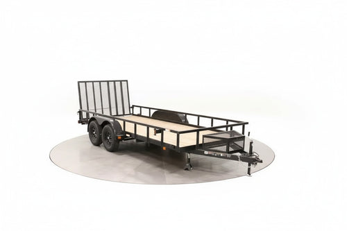 6 X 16 Carry-On Tandem Utility 7K Pipe Top Trailer