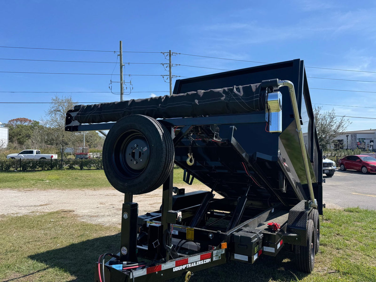 U-DUMP Bumper-Pull Roll-Off Dump Trailer | 6′ x 12′ | ROBP-16 PRO