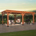20x12 beaumont pergola – brown