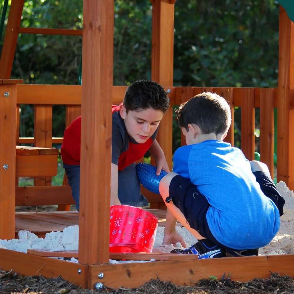 Backyard Discovery Skyfort II Swing Set