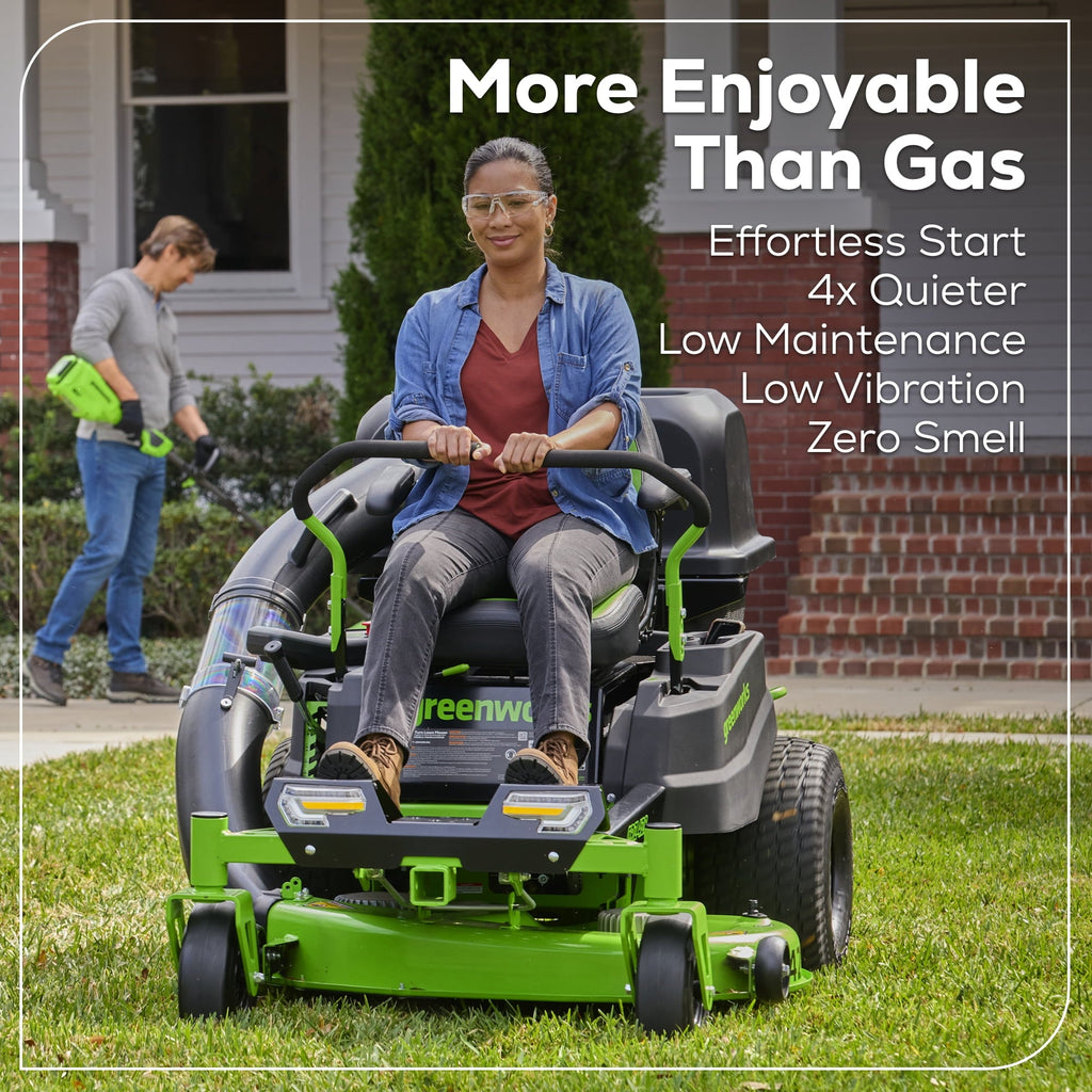 Greenworks 7409302 Crossover-Z Zero Turn Riding Mower 106.7cm