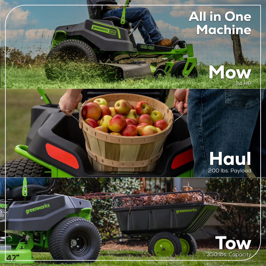 Greenworks 7409302 Crossover-Z Zero Turn Riding Mower 106.7cm