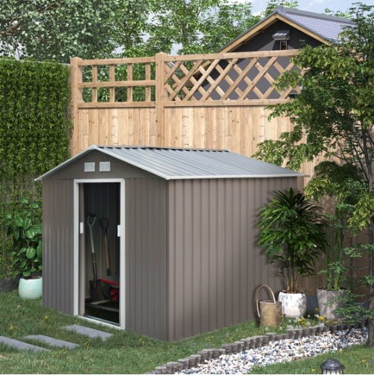 Large Outdoor Garden Storage Shed with Lockable Double Doors