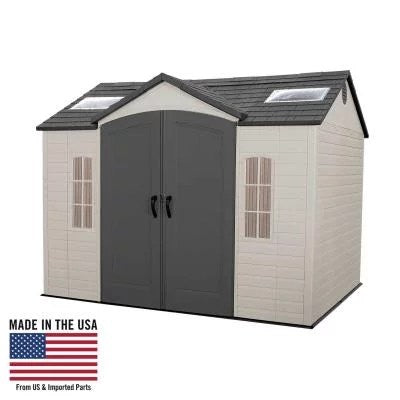 Lifetime Outdoor Storage Shed 10 ft x 8 ft – Installation Included