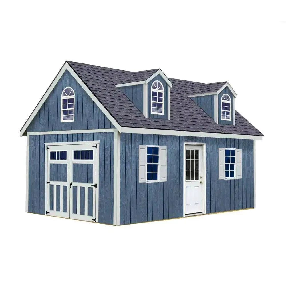 Best barns Hampton 12×16 Wood Storage Shed Kit  Installation Included