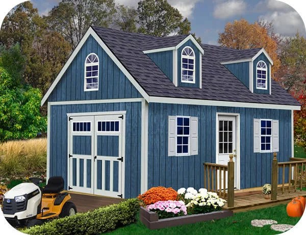 Best barns Hampton 12×16 Wood Storage Shed Kit  Installation Included