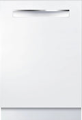 Bosch 500 Series 24″ White Built in Dishwasher-SHPM65Z52N