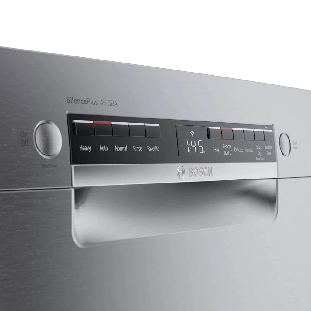 Bosch 300 Series 24″ Stainless Steel Built in Dishwasher-SGE53B55UC