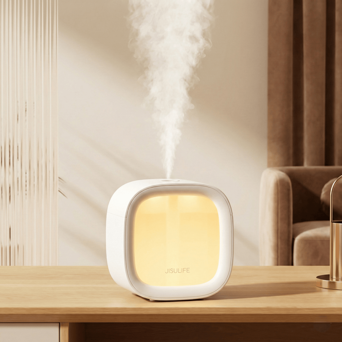 Cube Humidifier for Bedroom | Quiet USB Air Humidifier